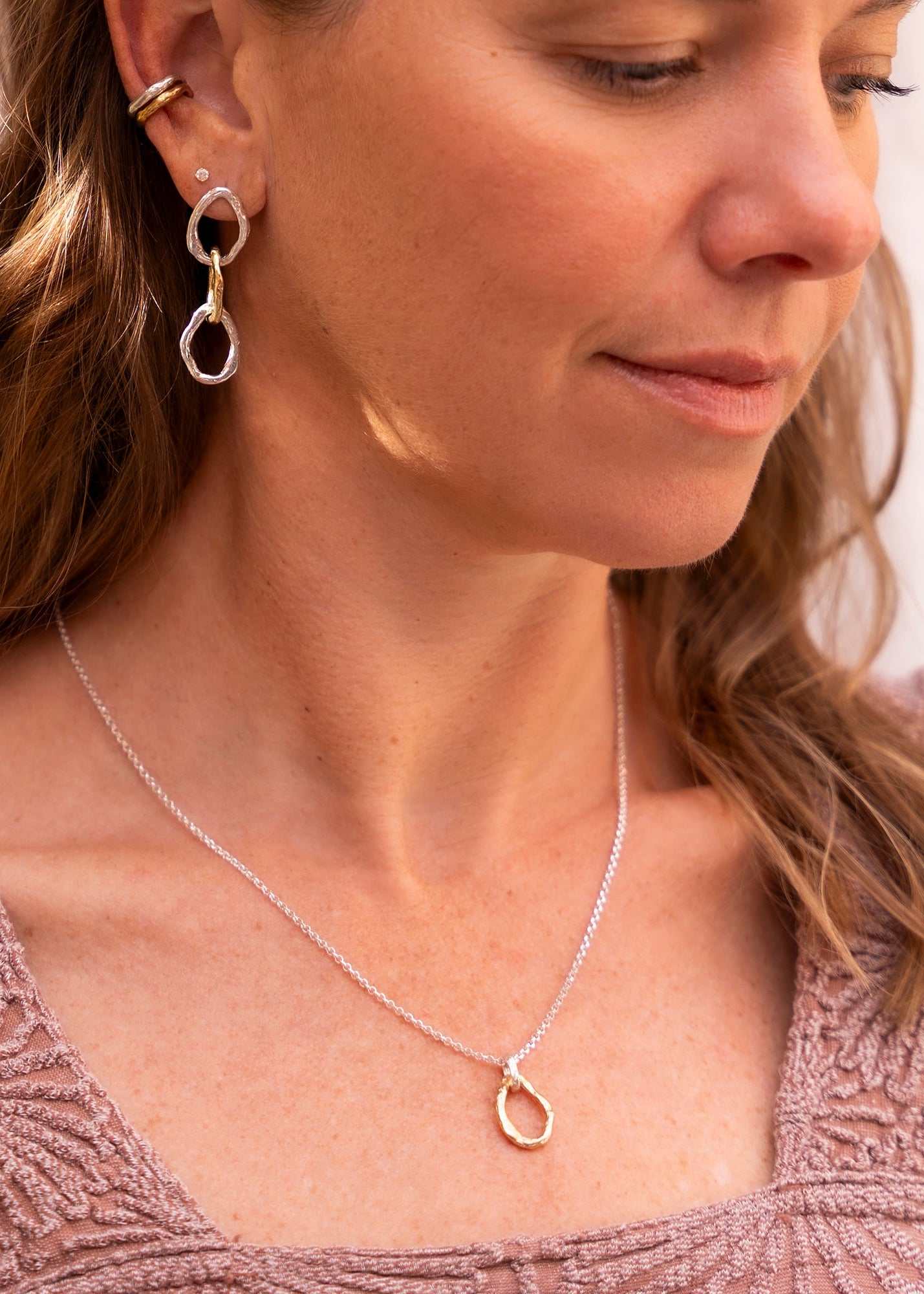 3-Link Tess Earrings