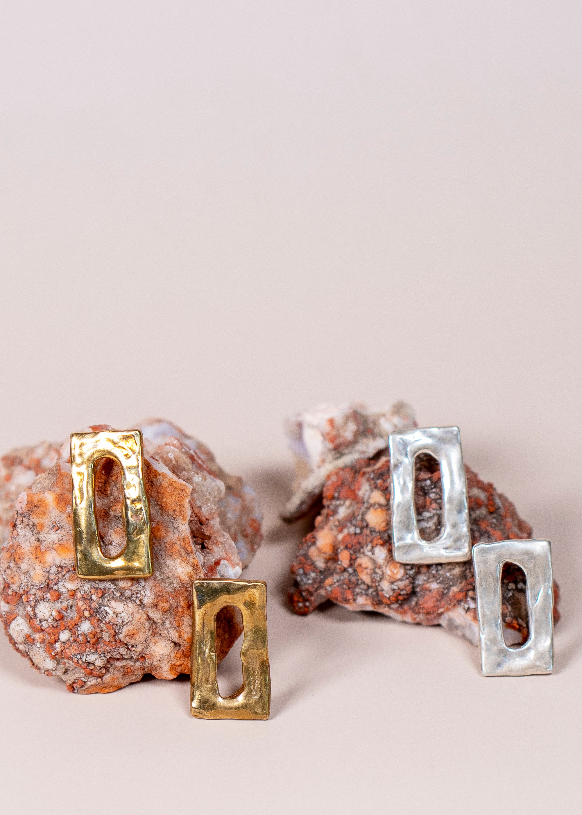 Perfectly Imperfect Rectangle Studs