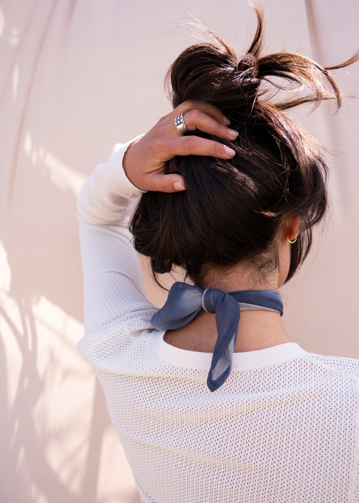 DPJ X ARAE Scarf Slide - Hyacinth