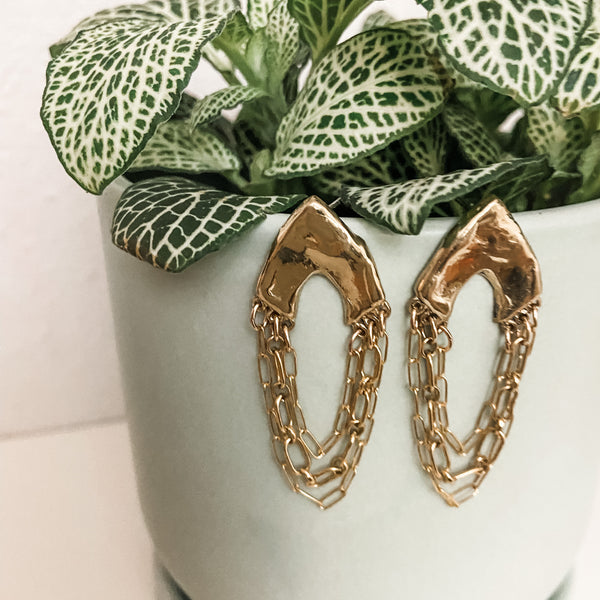 Golden Trails Earrings