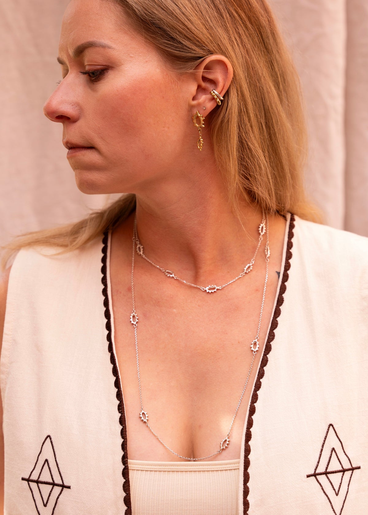 Helia Satellite Necklace