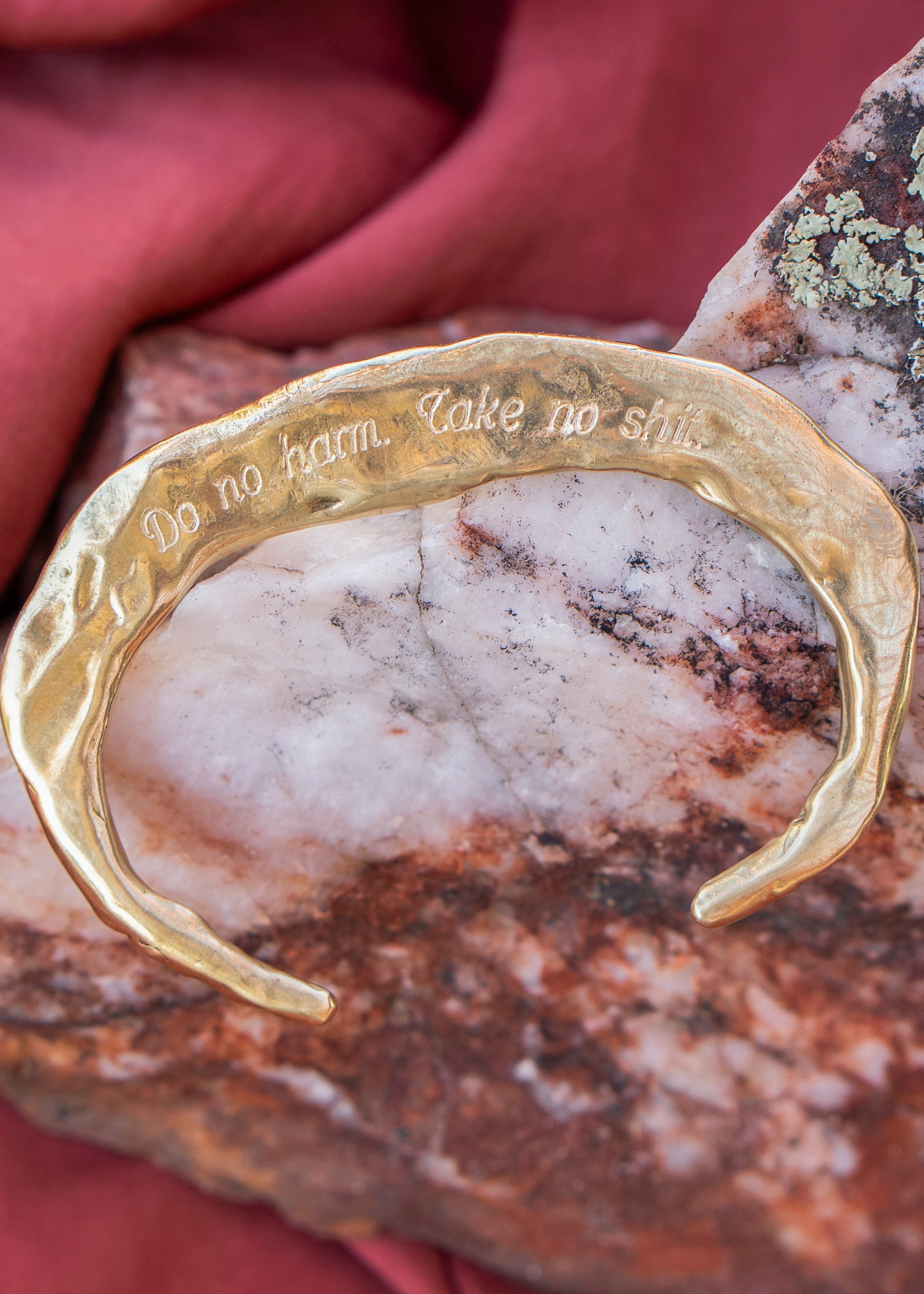 Engraved Cassia Cuff