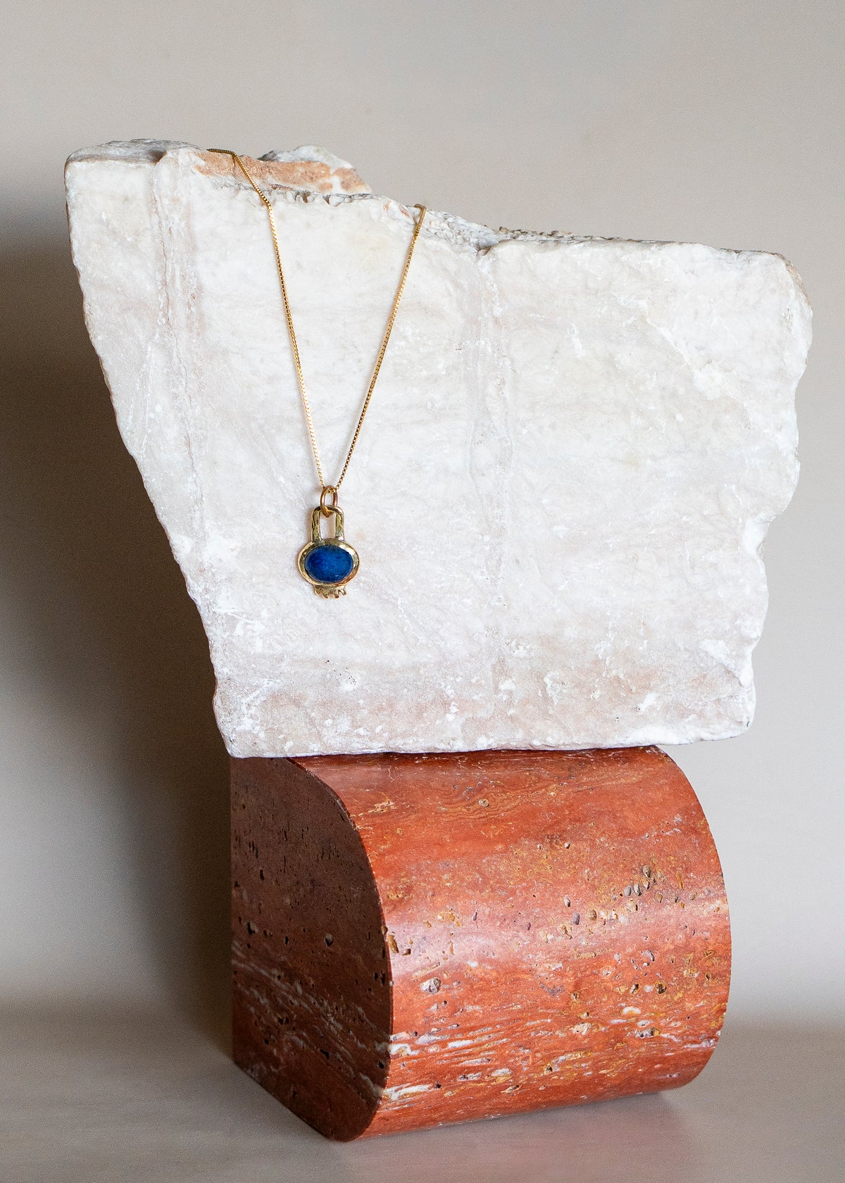 Lapis POM Pendant #1