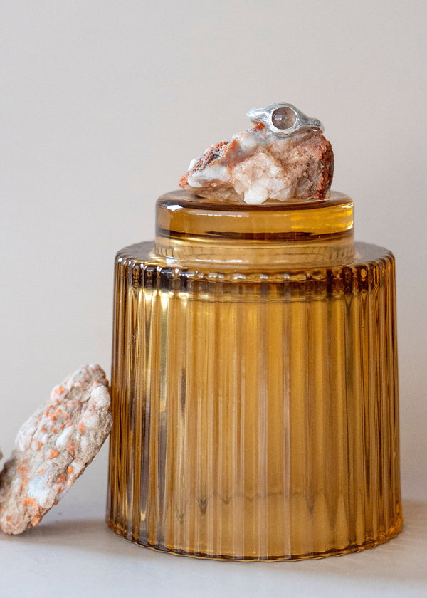 Silver & tourmaline
