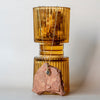 Tourmalinated Quartz and Brass