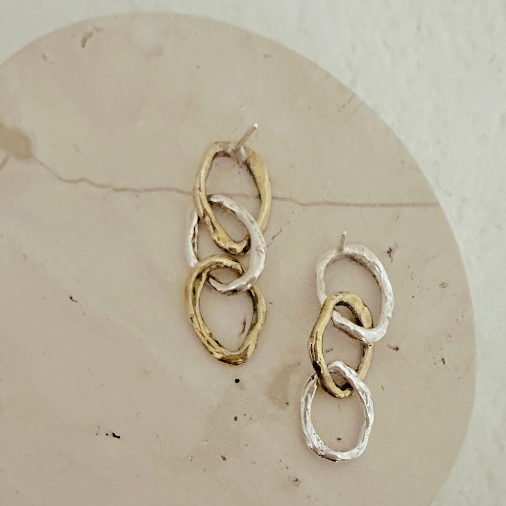 3-Link Tess Earrings