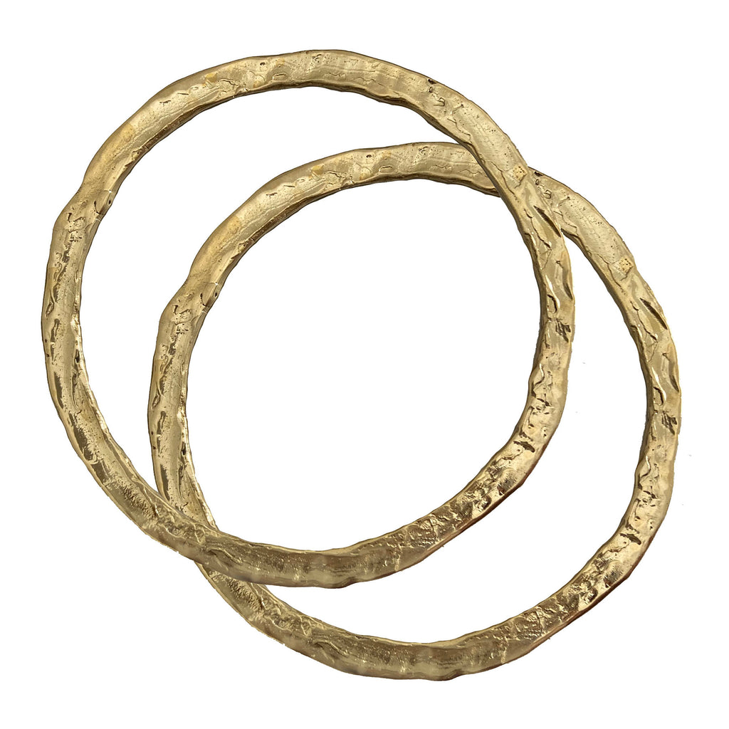 Double Stack Brass Bangles