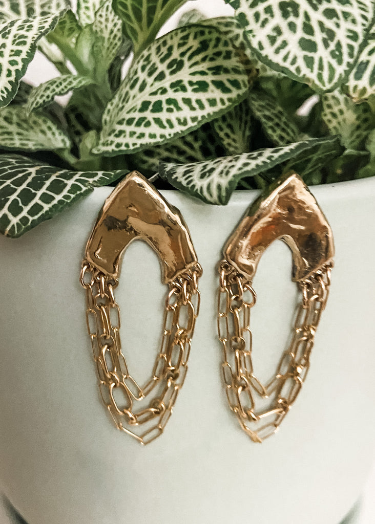 Golden Trails Earrings