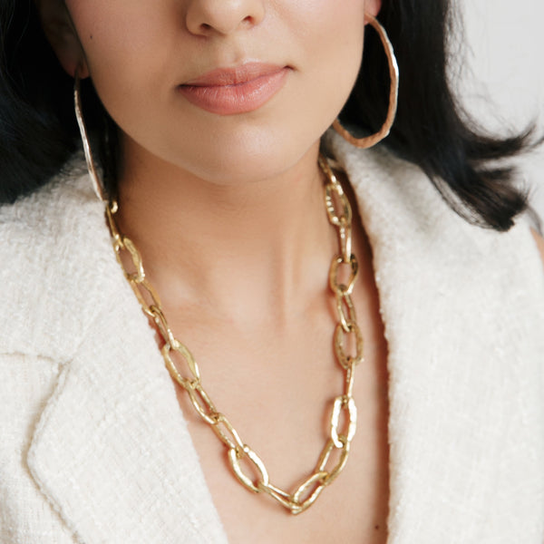 Fortuna Chunky Chain Link Necklace