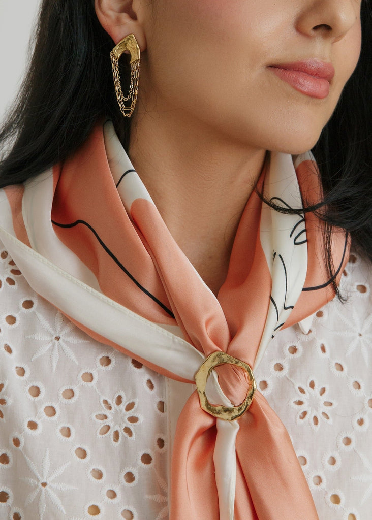 Scarf Ring on Model